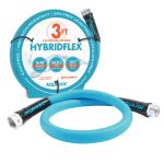 Aqua Joe 5/8 in. Dia. x 3 ft. HybridFlex Lead-In Hose