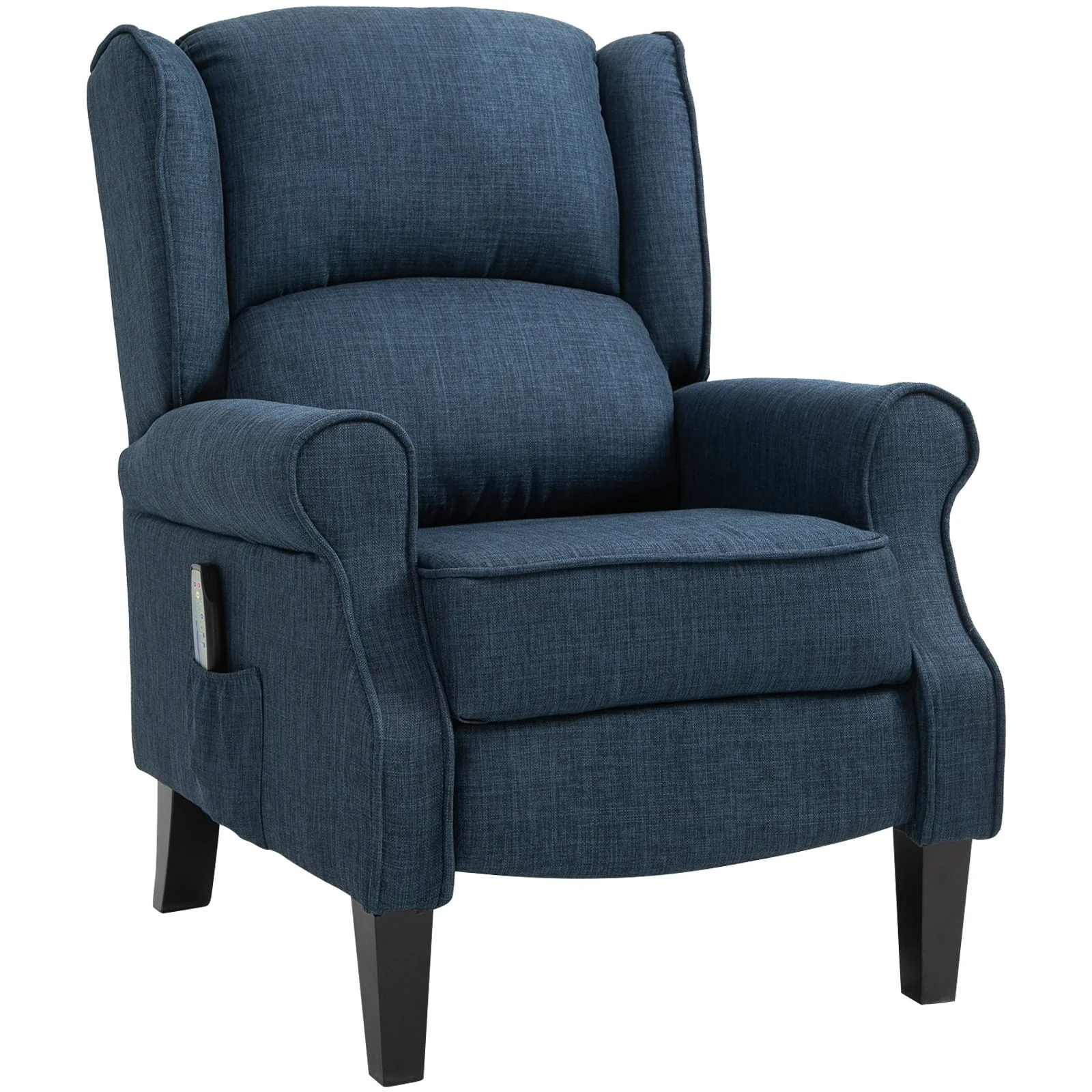 231866781b4b31aa9338425a625a3406da13b979ea71c7aae00cf8661e1ef52f.webp Relaxing Fabric Heated Massage Chair Vibrating Recliner Sofa with Remote Control - Image 1