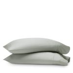 Boll & Branch Signature Organic Cotton Hemmed Pillowcase Set, Standard - Sage
