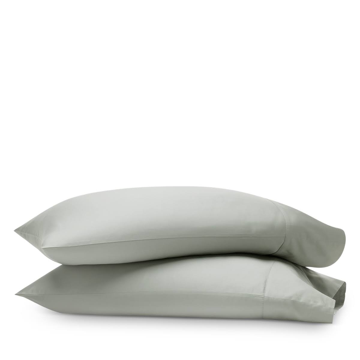 2380ae10751986d80353abf25bf824bd03fe9f2713042a81ceef7dd6ddc03825.jpg Boll & Branch Signature Organic Cotton Hemmed Pillowcase Set, Standard - Sage - Image 1