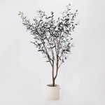 76.5"x 30" Artificial Olive Tree in Ceramic Pot - Threshold Designed with Studio McGee