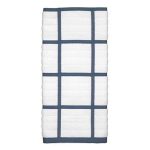 All-Clad Textiles 100-percent Cotton Checked Kitchen Towel, Cornflower