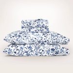Boll & Branch Signature Botanical 4-Piece Organic Cotton Sheet Set - Navy