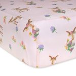 Burt's Bees Baby - Sweet Doe Organic Cotton BEESNUG Fitted Crib Sheet