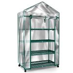 Home-Complete Mini Greenhouse-4-Tier Indoor Outdoor Sturdy Portable Shelves-Grow