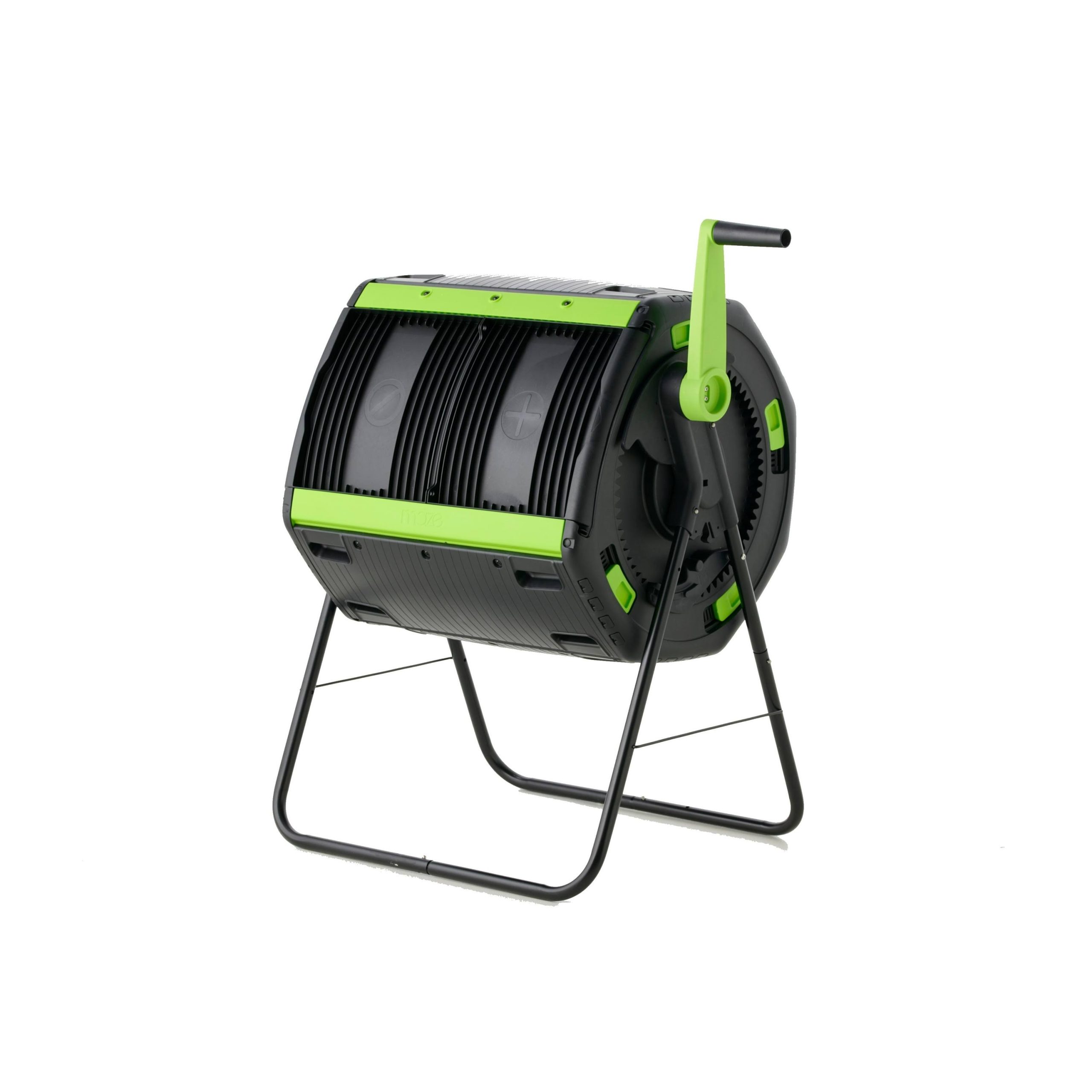 2431190cdd246bacdd6d9ec4f071690dc05d945642c8b53a1fb4a5b3c957fa30.jpg Maze Geared Two Compartment Compost Tumbler, RSI-MCT-D180 - Image 1