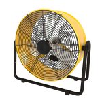 Simple Deluxe 20 inch Heavy Duty Metal Industrial Drum Fan, 3 Speed Floor Fan for Warehouse,High Velocity, Yellow, White