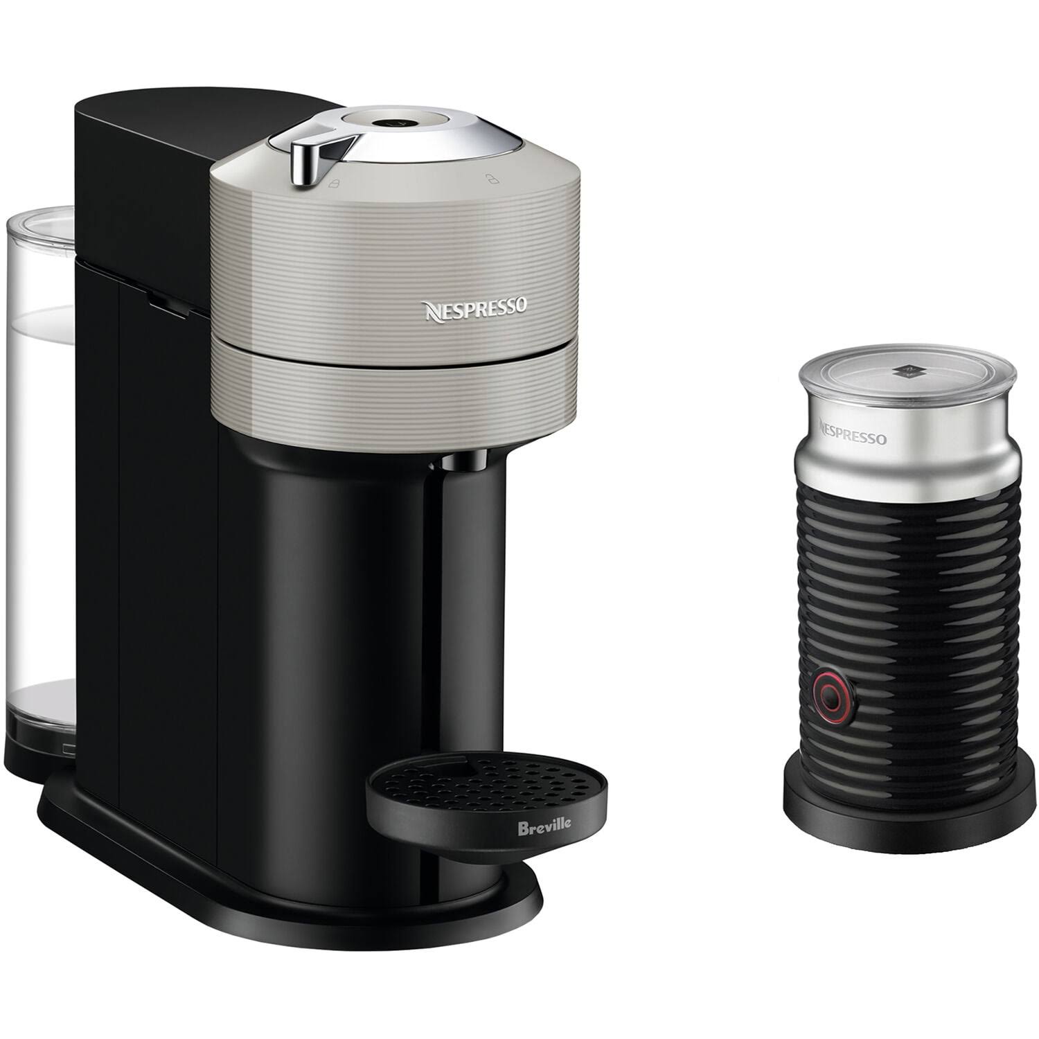 246edf7faee3e70feb2f2b2e5b453424c23492a826f971dd935f606cb294533a.jpg Nespresso Next: Gray Vertuo Coffee & Espresso Machine - Image 1