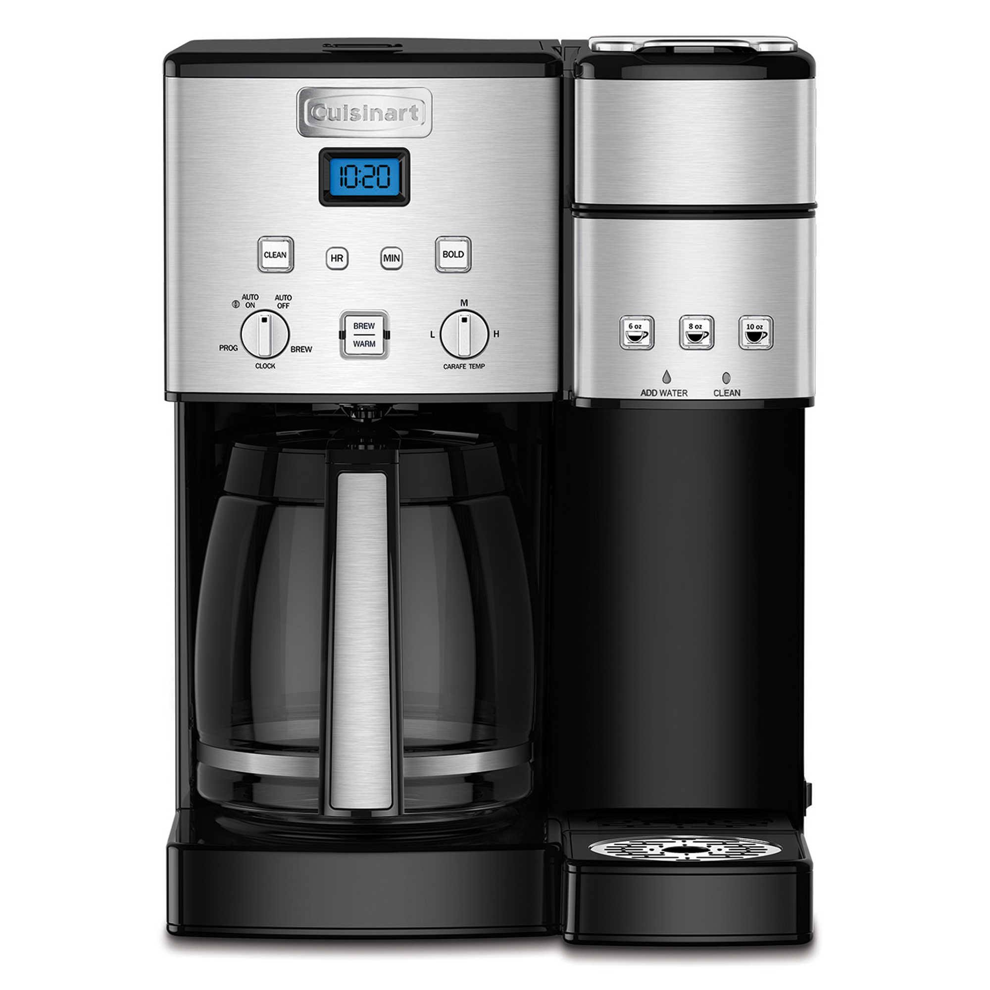 2472887102f7f340d5afc448911b4b9f6066491f1ba8f01581c6b98735c37f06.jpg Cuisinart Coffee Center Coffeemaker & Brewer, Programmable, Single Serve, 2-in-1, 12 Cup Capacity - Image 1