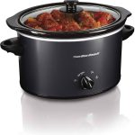Hamilton Beach Slow Cooker, Oval Shape, 3 Quart Capacity