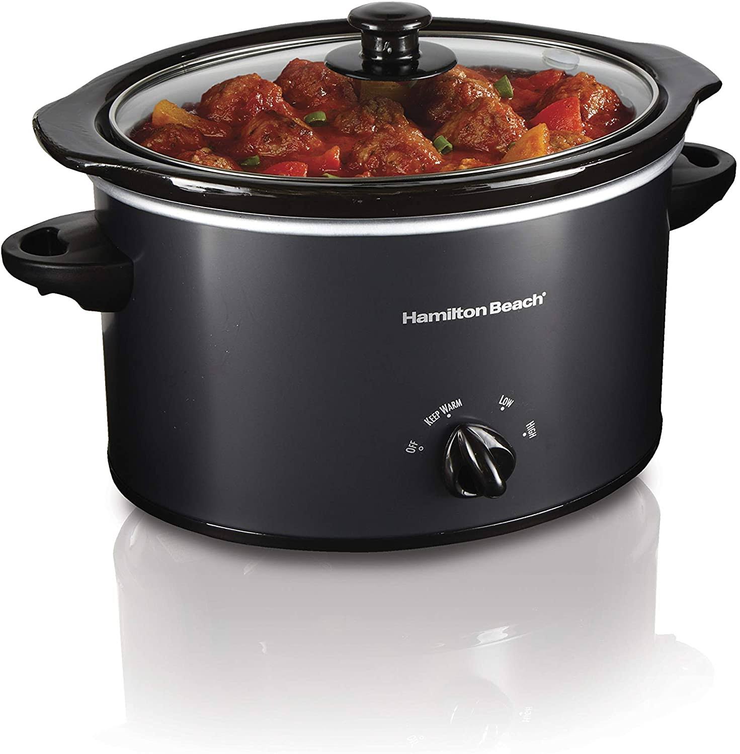 2493cb6895d2e2a87ae419709429d14e705dc02cf087ca5f2c5a27bee276e4e2.jpg Hamilton Beach Slow Cooker, Oval Shape, 3 Quart Capacity - Image 1
