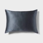Standard 100% Silk Pillowcase with Hidden Zipper Blue - Threshold