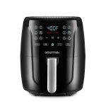 Gourmia 6-qt Digital Air Fryer with Guided Cooking Black gaf686