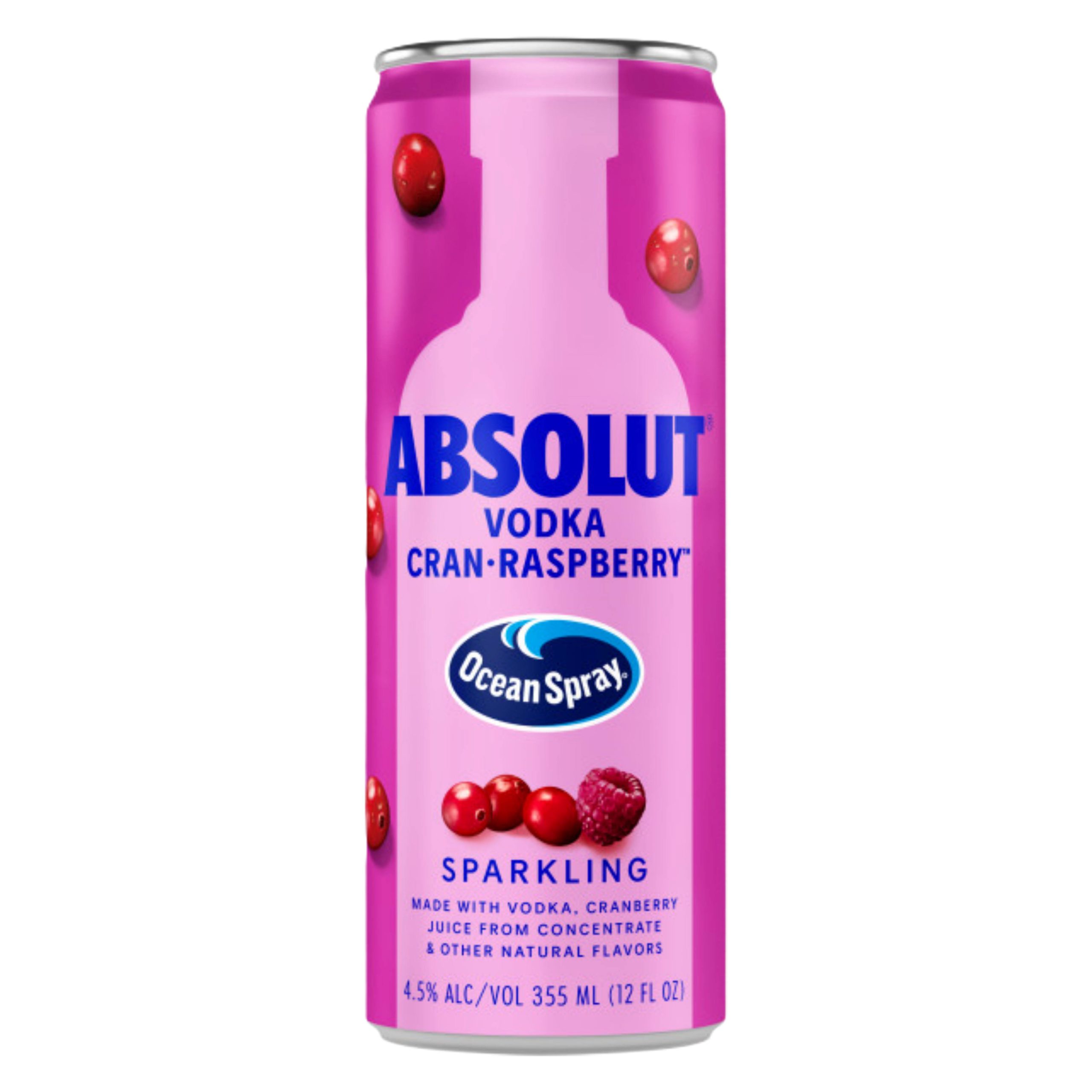 Absolut Ocean Spray Cran-Raspberry 12oz Can