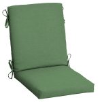 Arden Selections 44" x 20" Leala Texture Outdoor High Back Dining Chair Cushion Moss