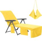 VOCOOL Lounge Chair Cover Beach Towel Cover Microfiber Pool Chair Towe