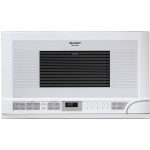 Sharp - 1.5 Cu. ft. Over-the-Counter Microwave - White