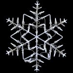 Northlight 18 in. LED Lighted Snowflake Christmas Window Silhouette Decoration