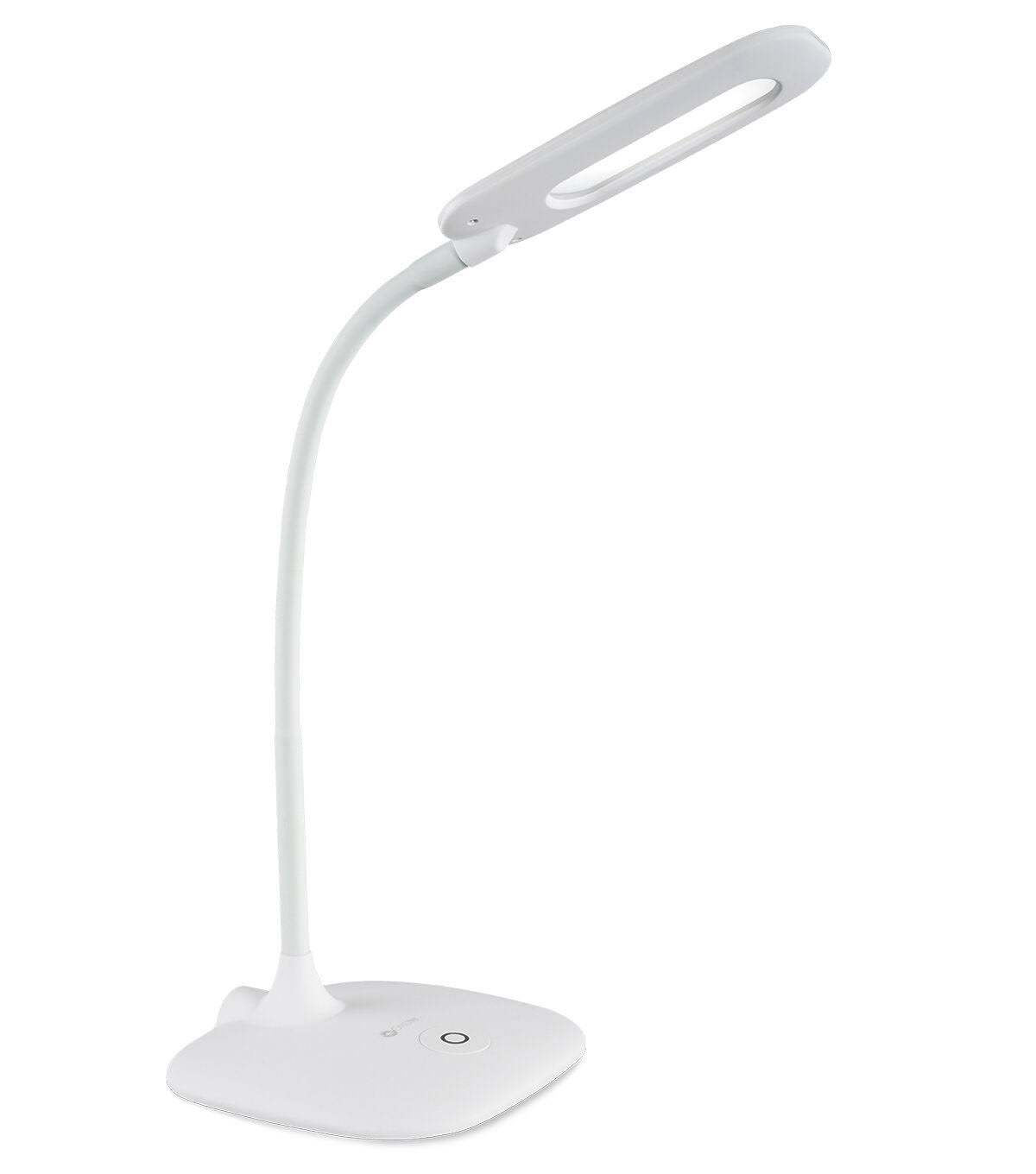 25d0b844bce53f67cd3331725fea5453c0590221015c82344aa5099c3f28c862.jpg OttLite LED Soft Touch Desk Lamp White - Image 1