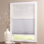 Home Decorators Collection Snow Drift/Shadow White Cordless Day and Night Blackout Cellular Shade - 67.25 in. W x 48 in. L