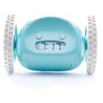 Clocky Rolling Alarm Clock, Aqua