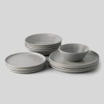 Fable Base Dinnerware Set in Dove Gray