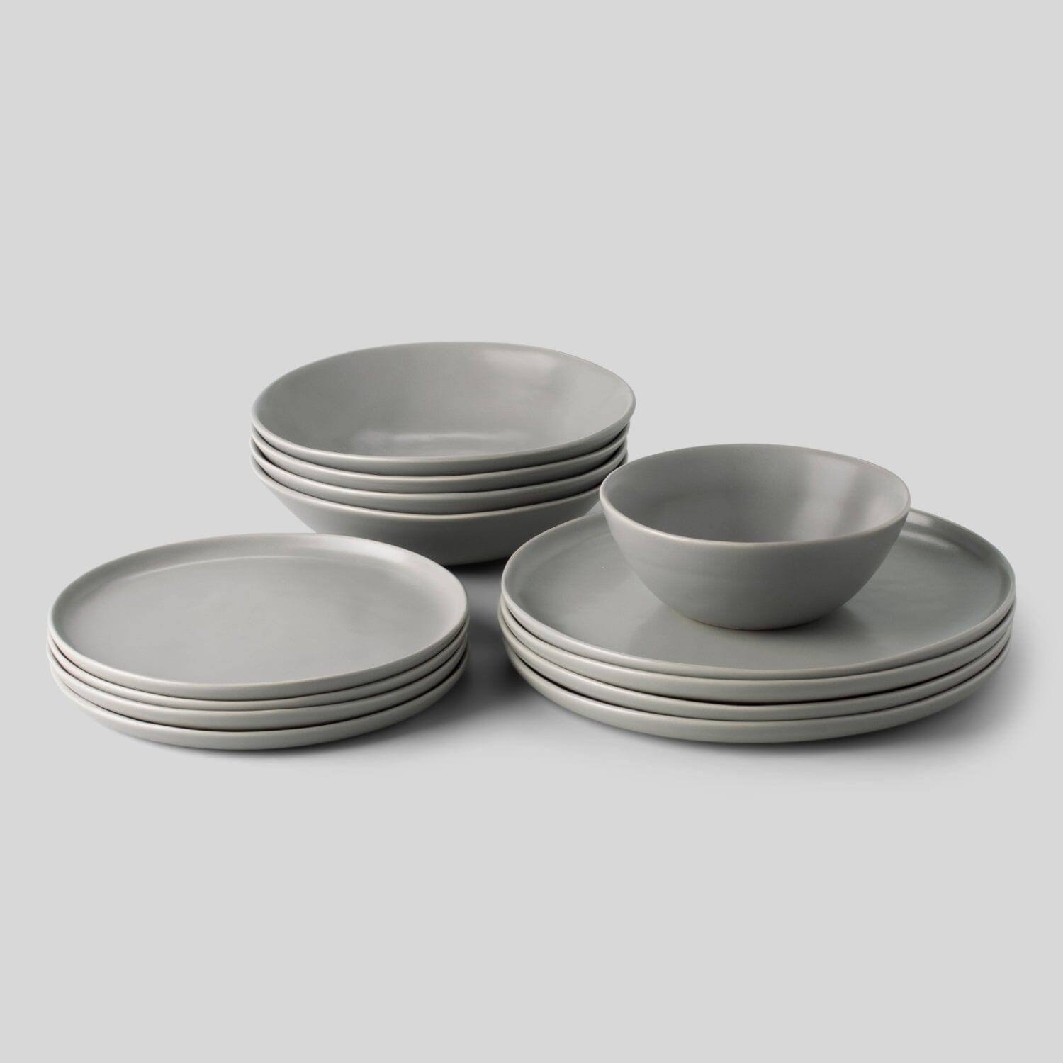 2616659d1e53cdf7e4ec65ac28469ffe4a805d6369136fa0933312f38ac831d8.jpg Fable Base Dinnerware Set in Dove Gray - Image 1