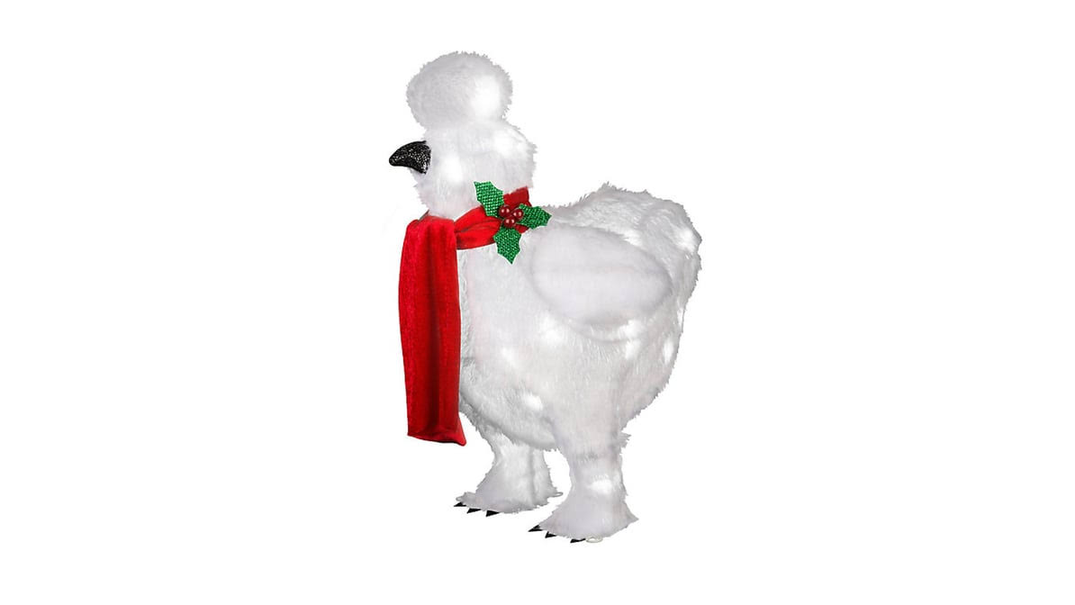 Gemmy Fuzzy Plush Silkie Chicken | Tractor Supply Co