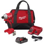 Milwaukee 3650-21P M18 Compact Brushless 1/4" Hex Impact Driver Kit