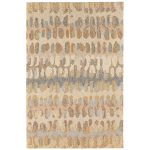 Dash & Albert Paint Chip Natural Micro Hooked Wool Rug Ships Free 2.5'x8'