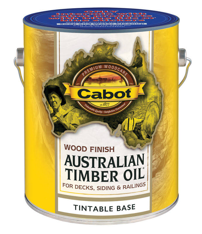 267d638276cd05045be0b249cce83cd5041b479deb02185ba85393a1b5a21ea1.jpg Cabot 01-19430 Timber Oil, Tintable Base, Liquid, 1 Gal - Image 1