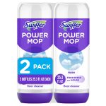 Swiffer Power Mop Floor Cleaning Solution Fresh Scent Floor Cleaner, 25.4 oz, 2 Pack