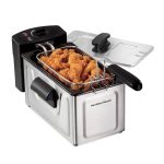 Hamilton Beach 8 Cup Deep Fryer, Family-Size Food Capacity Cooks Up to 6 Cups of Food, Black, 35335