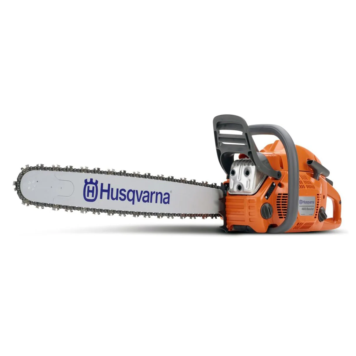 26afd14379a3c96cfb2992c03fbf1a1a633eb4970621efff7e4c903c52445d20.webp 460 Rancher Gas Powered Chainsaw. 60.3-cc 3.6-HP. 2-Cycle X-Torq Engine. 24 Inch Chainsaw with Automatic Adjustable Oil Pump. For Wood Cutting. Tree Trimming and Land Clearing - Image 1