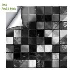 Alwayspon 25 Pcs Self-Adhesive Tile Transfer for Home Decor, Peel and Stick Tile Decal, Water-proof Backsplash Wall Tile Sticker for Kitchen