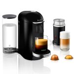 Nespresso VertuoPlus Deluxe Coffee and Espresso Maker by Breville, Black