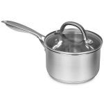 Sedona Pro Stainless Steel 1.5-qt. Saucepan with Glass Lid - Silver