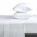 CozyLux Queen Bed Sheets Set 1800 Series 4-Piece Embroidered Double Brushed Microfiber Sheets 16" Deep Pocket Hotel Soft Luxury Bedding Sheet Set, Wri