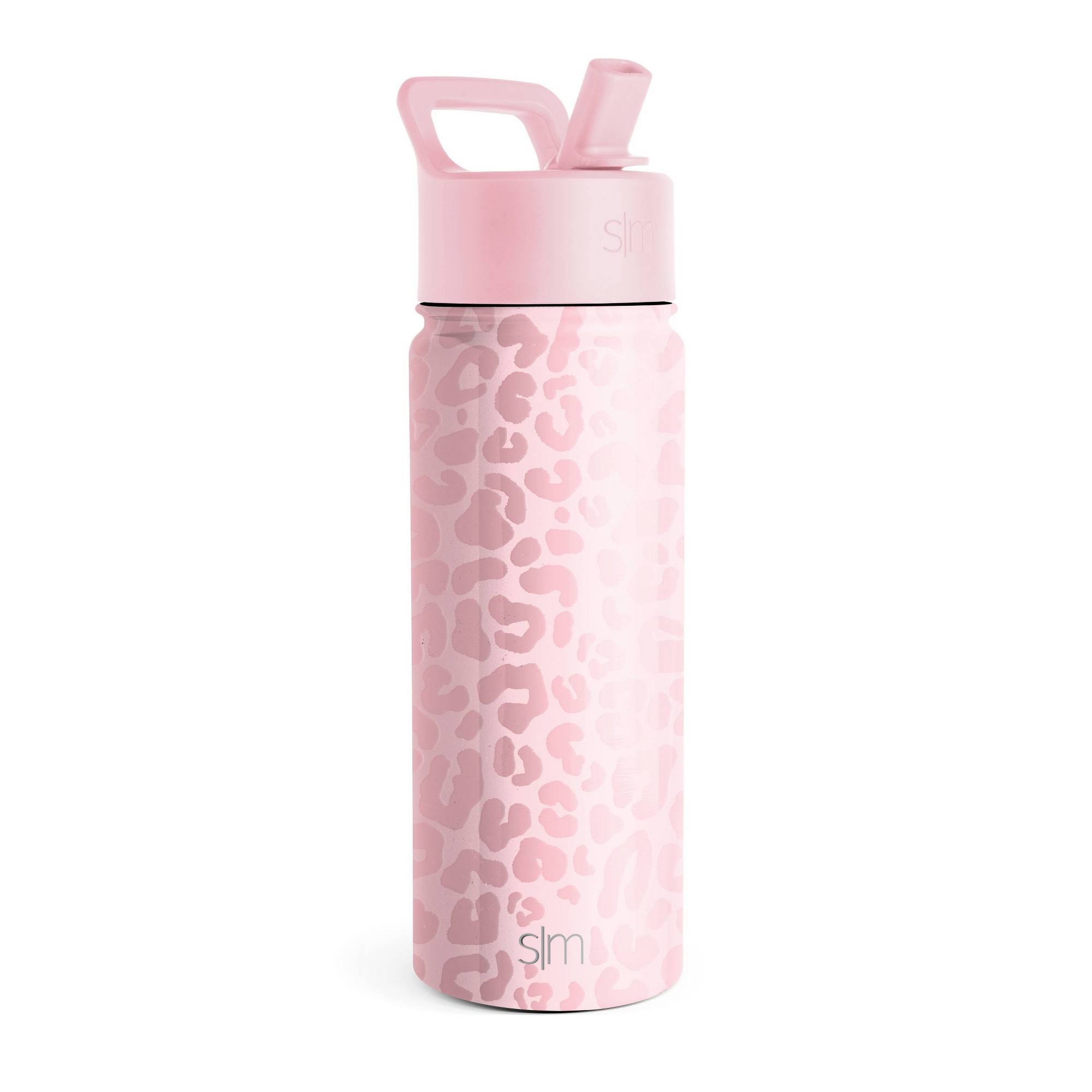 272304dcd21df9dc65ddfc36e6b06ed624a6f88626ff8ea1ba58438db42609fc.jpg Simple Modern Summit Powder Coat & 4D Blush Leopard Portable Drinkware - 20 oz - Image 1