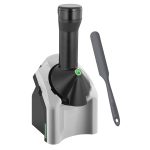 Yonanas Classic Healthy Dessert Maker with Bonus Spatula, 200W, Silver