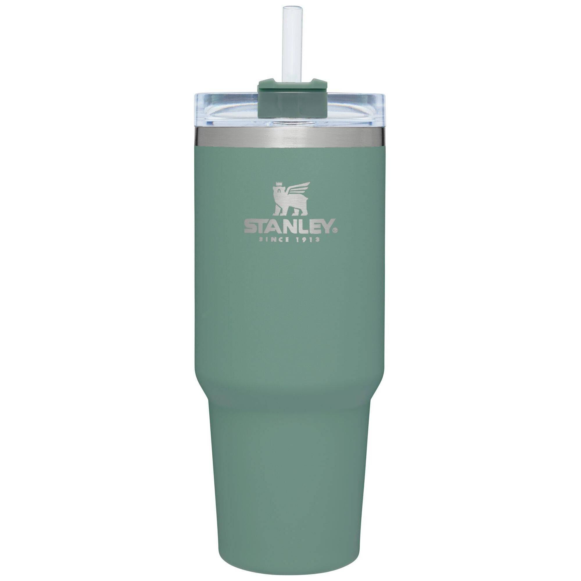 273cfecdf1c0374b088de1b55b1b4de376fa4c57d646b093127f4ea3299d1236.jpg Stanley Dining | Stanley The Quencher Tactful Teal 30 oz Travel Tumbler Limited Edition Color | Color: Green | Size: 30oz | Cbananas's Closet - Image 1