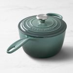 Le Creuset Signature Enameled Cast Iron Saucepan, 2 1/4-Qt., Ocean | Williams Sonoma