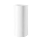 Royal Imports Flower Acrylic Vases Cylinders - Decorative Centerpiece Display for Home or Wedding - Non Breakable Plastic, 5x10 - White