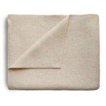 Mushie Knitted Confetti Baby Blanket (peach)
