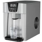 Costway 2 in 1 Ice Maker Water Dispenser Countertop 36lbs/24H LCD Display Portable