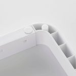Yamazaki Home Tower Adjustable Lid Pan Organizer White