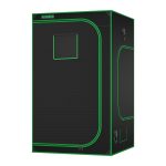 4x4 Grow Tent S448, 4-8 Plants Use, Indoor Plant Growing Tent High Reflective Mylar with Observation Window and Floor Tray Classic Tents 48�ɡ� x 48�ɡ� x
