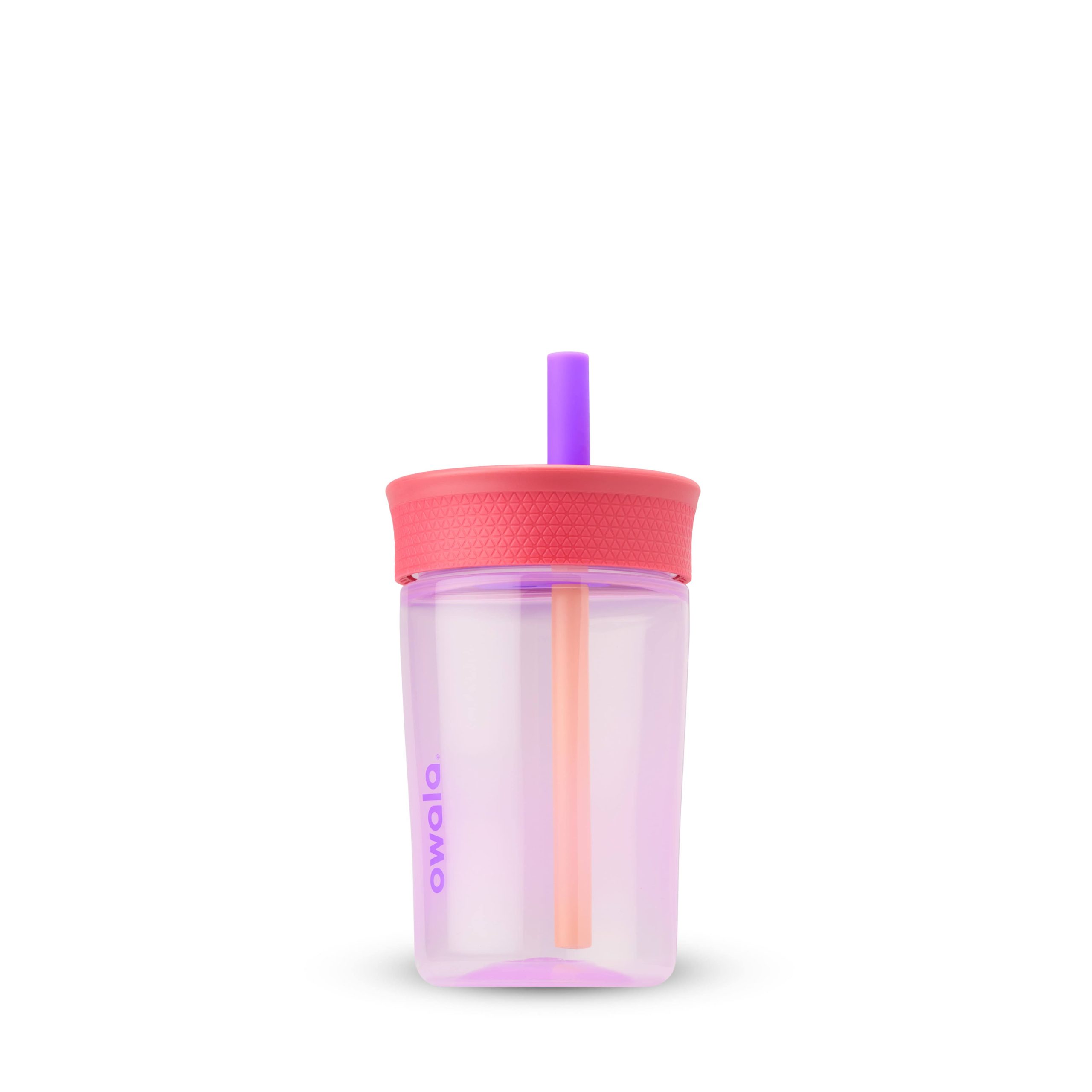 28460f67ba666b687b159573585cae592aa7bea749345d0c0a6cc397a2cb04ac.jpg Owala 15 oz Lilac Rocket Kids' Tumbler - Image 1