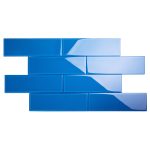 Giorbello Cobalt Blue 4x12 Glass Subway Tile - 5 Sq. ft. Case