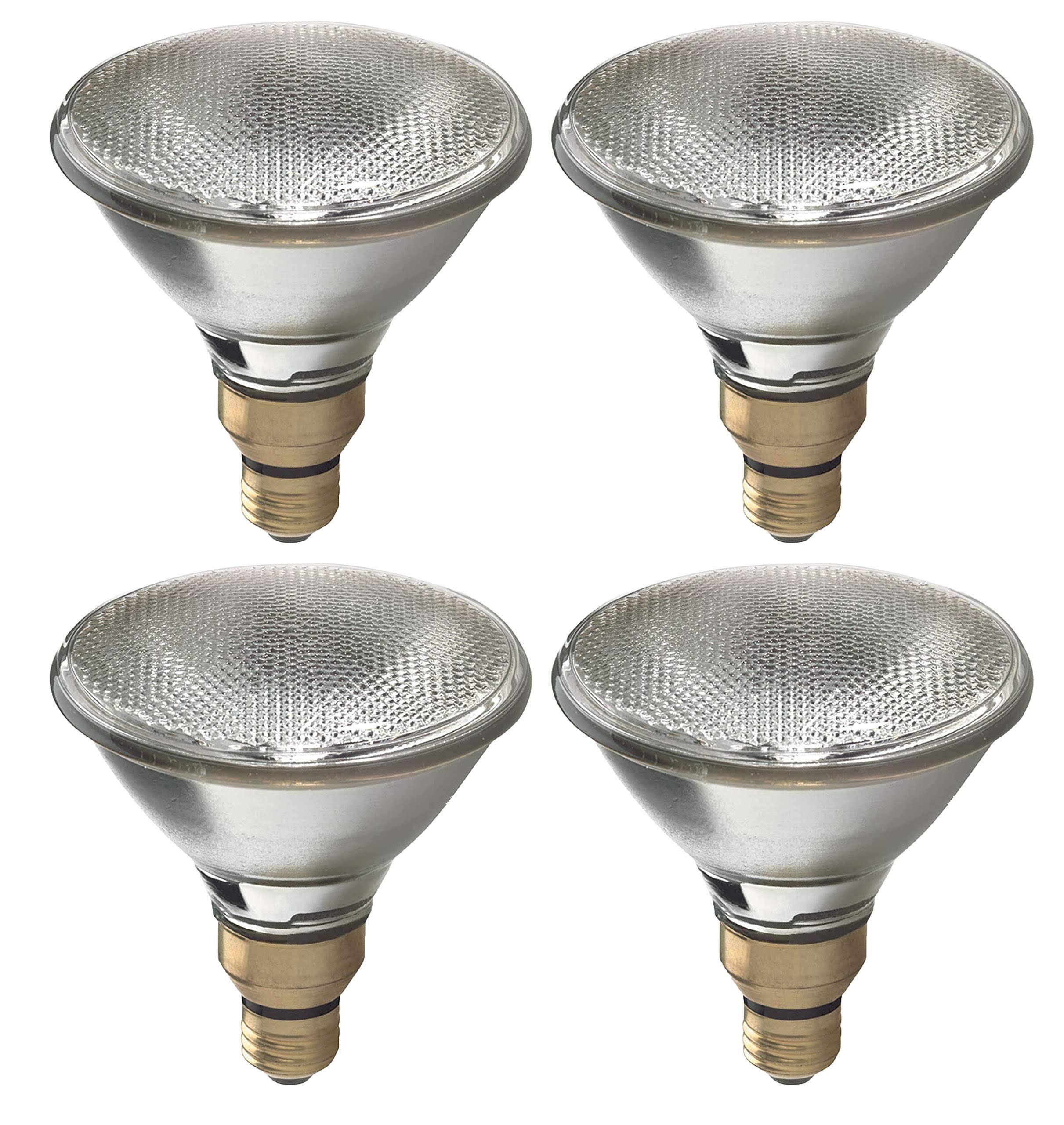 28a409103a78e8963e56140a341db413c01c749e768168f939f52623216a8cc2.jpg GE Halogen Light Bulb, Energy Efficient PAR38 Flood Light Bulb, 38-Watt, 520 Lumen, Medium Base, Indoor and Outdoor Flood Light Bulb (4 Bulbs) - Image 1